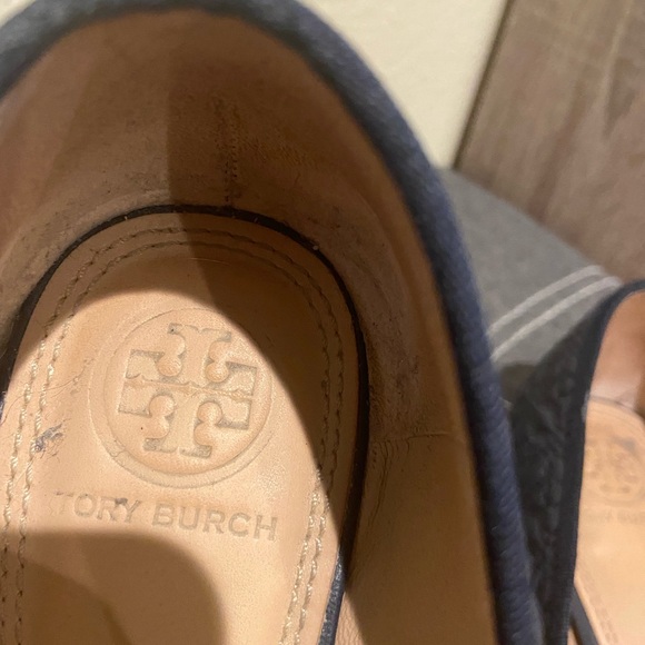 Classic Tory Burch navy flats 8.5 - Picture 3 of 6